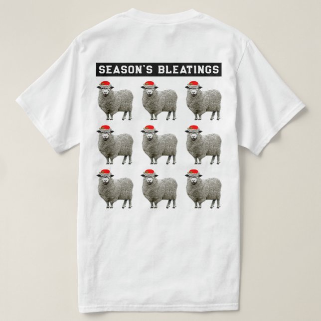 Ugly Christmas Sweater Idea T-Shirt (Design Rückseite)