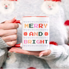 Ugly Christmas Sweater | Merry and Bright Kaffeetasse