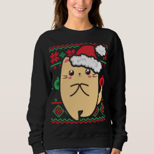 Ugly Christmas Sweater Niedlich Kawaii Anime Chibi Sweatshirt