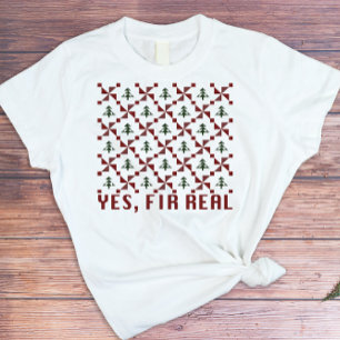 Ugly Christmas Sweater Quilt Funny Pun T-Shirt