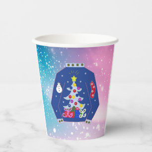 Ugly Christmas Sweater Season Nostalgic Pappbecher