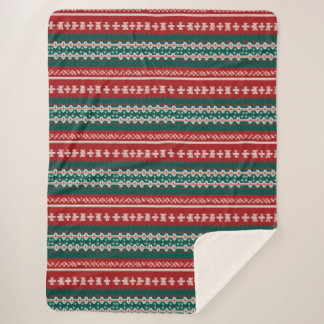 Ugly Christmas Sweater Strick Traditionelles Muste Sherpadecke