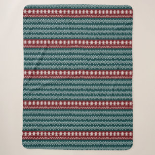 Ugly Christmas Sweater Strick Traditionelles Muste Sherpadecke