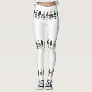 Ugly Christmas Sweater Style Santas Thunder_Cove Leggings