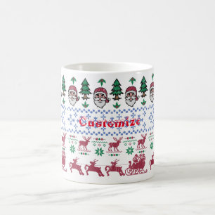 Ugly Christmas Sweater Style Thunder_Cove Kaffeetasse