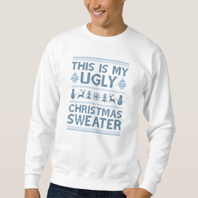 Ugly Christmas Sweater Sweatshirt (Vorderseite)