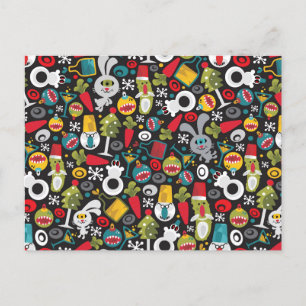 Ugly Christmas und Happy New Year Postkarte