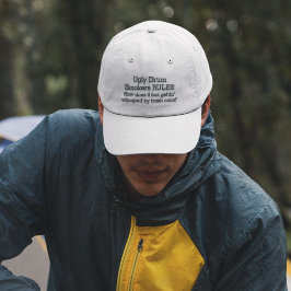 Ugly Drum Smokers Rule Hat Bestickte Baseballkappe