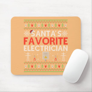 Ugly Electrician Xmas Geschenk Santa Lieben Electr Mousepad