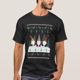 Ugly Gnome im Wald T-Shirt