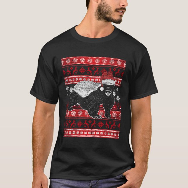 Ugly Honey Badger T-Shirt (Vorderseite)