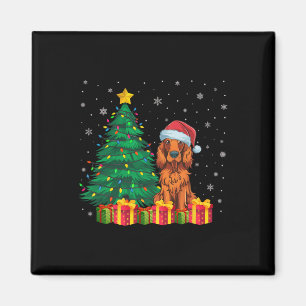 Ugly Irish Setter Weihnachtsmannmütze Christmas Li Magnet