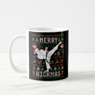 Ugly Karate Santa Claus Martial Kaffeetasse