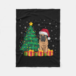 Ugly Mastiff Weihnachtsmannmütze Weihnachtsleuchte Fleecedecke
