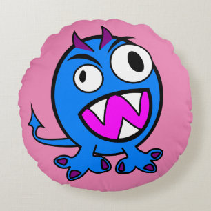 UGLY MONSTER DOLL PILLOWS FOR KIDS RUNDES KISSEN