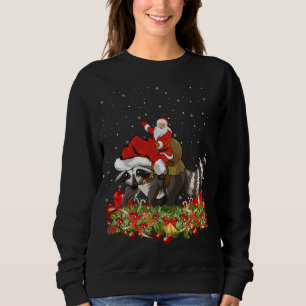 Ugly Raccoon Xmas Geschenk Weihnachten Raccoon Sweatshirt