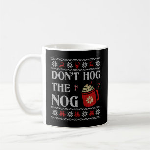 Ugly Style Eggnog Hog Kaffeetasse