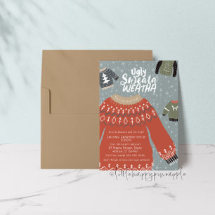 Ugly Sweata Weatha Party Einladung