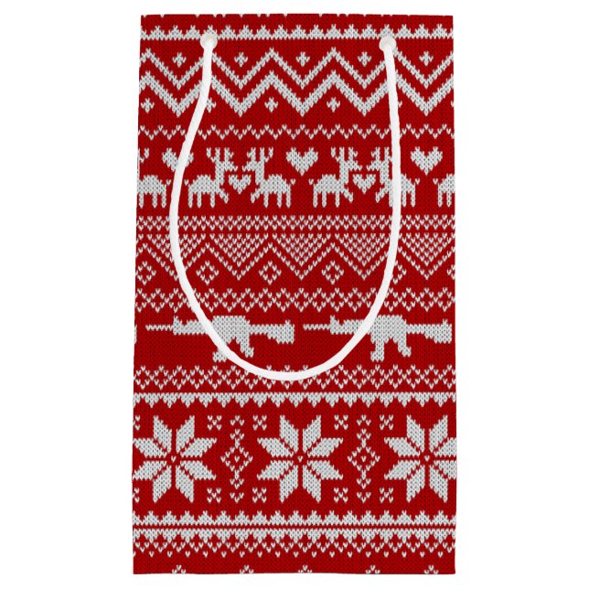Ugly Sweater AR-15 Geschenktasche Kleine Geschenktüte (Vorderseite)
