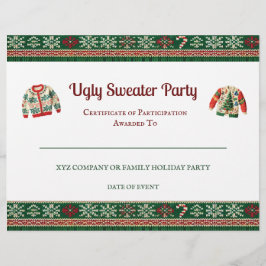 Ugly Sweater Award Party