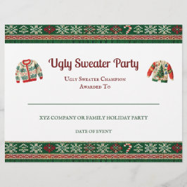 Ugly Sweater Award Party