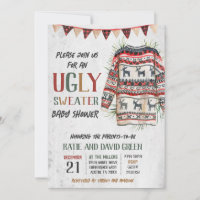 Ugly Sweater Baby Dusche