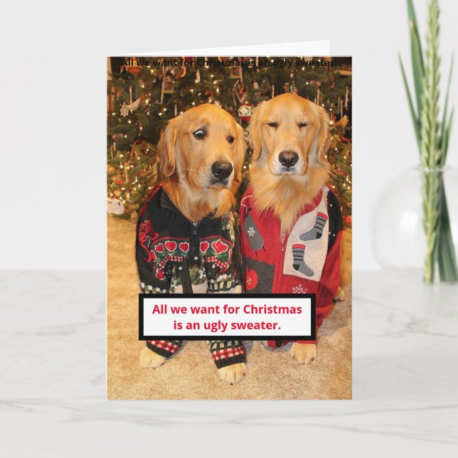 Ugly Sweater Card Karte (Vorderseite)