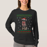 Ugly Sweater Christmas Australian Cattle Dog Santa T-Shirt<br><div class="desc">Ugly Sweater Christmas Australian Cattle Dog Santa Reindeer</div>