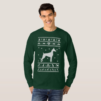 Ugly Sweater Christmas Great Dane Dog T-Shirt