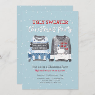 Ugly Sweater Christmas Party Einladung
