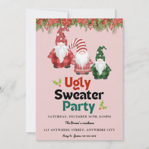 Ugly Sweater Christmas Party Einladung
