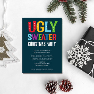 Ugly Sweater Christmas Party Einladung