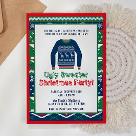 Ugly Sweater Christmas Party Einladung