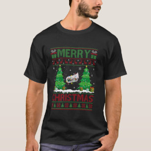 Ugly Sweater Christmas Tree Lighting Tuba Ugly Xma T-Shirt