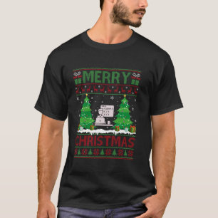 Ugly Sweater Christmas Tree Lighting Web Developer T-Shirt