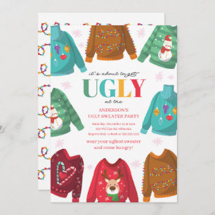 Ugly Sweater Contest Party Einladung