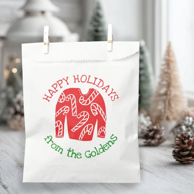 Ugly Sweater CUSTOM Weihnachtsgeschenk Geschenktütchen (Ugly Sweater CUSTOM Holiday Christmas Gift Favor Bag
)