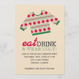 Ugly Sweater Einladung