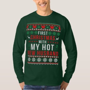 Ugly Sweater   Erste Weihnachten mit New Husband T-Shirt