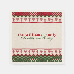 Ugly Sweater gegossen Hyge Angels Herz Weihnachten Serviette