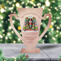Ugly Sweater Gewinner Bronze 3rd Place Trophy
