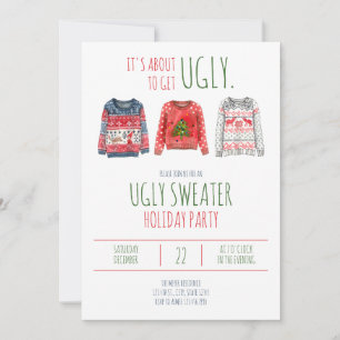 Ugly Sweater Holiday Party Einladung