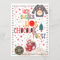 Ugly Sweater Hot Chocolate Weihnachts-Party