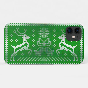 Ugly Sweater Jingle Glocken Weihnachtsdehirsche gr Case-Mate iPhone Hülle