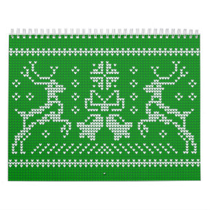 Ugly Sweater Jingle Glocken Weihnachtsdehirsche gr Kalender