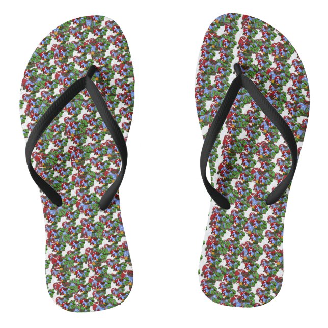 Ugly Sweater Party Drehte Flop Flip Flops (Fußbett)