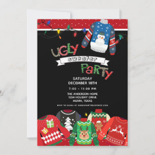 Ugly Sweater Party Einladung
