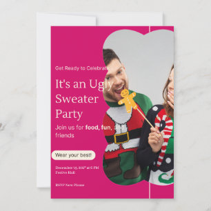 Ugly Sweater Party Einladung