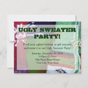 Ugly Sweater Party Einladungen