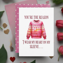 Ugly Sweater Valentines Einladung